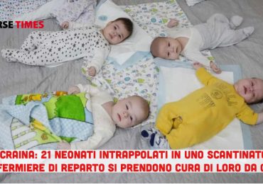 Ucraina: 21 neonati da madri surrogate intrappolati in uno scantinato. Le infermiere si prendono cura di loro costantemente