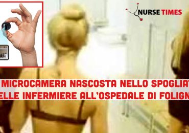 Una microcamera nascosta nello spogliatoio per spiare le infermiere all’ospedale di Foligno: insorgono i sindacati