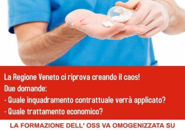 Sen. Guidolin (M5S) contro i mini infermieri Oss del Veneto