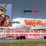 Trentaduenne in arresto cardiaco sul volo EasyJet salvato da tre infermieri e una oss diretti a Parigi