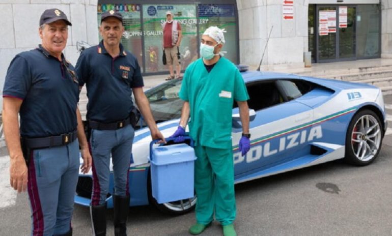 Un bolide salva-vita: rene sfreccia da Milano al Lazio per un trapianto