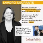 Guidolin (M5S) "Indennità lavoro usurante anche a Infermieri e Oss"