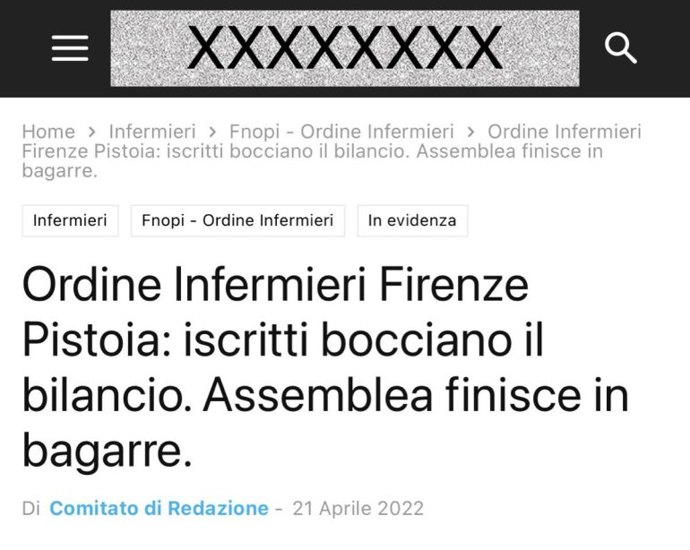 Opi Firenze-Pistoia, ancora attacchi all'Ordine e all'ex presidente Massai da parte di un blog