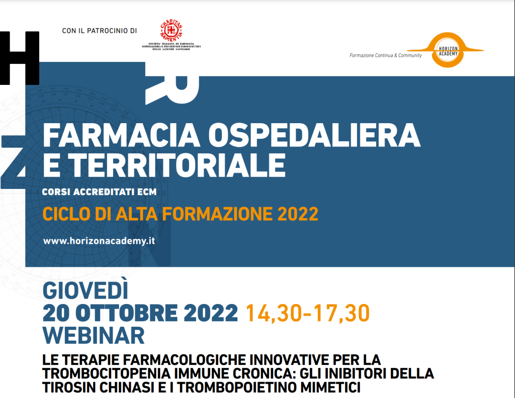 Webinar Gratuito ECM "Le terapie farmacologiche innovative per la