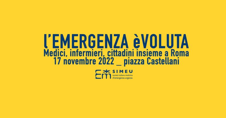 Gli infermieri e i medici del pronto soccorso e del 118 scendono in piazza il 17 novembre