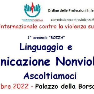 "Linguaggio e comunicazione non violenta - Ascoltiamoci": il convegno organizzato da Opi Genova