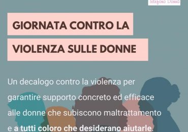 Telefono Donna e Niguarda: un decalogo contro la violenza sulle donne