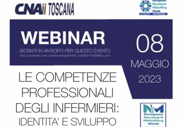 Cnai Toscana. Le competenze professionali degli infermieri: identità e sviluppo