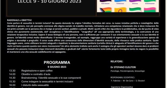 Evento ECM CNAI : Comunicazione e Sessualità in ambito sanitario