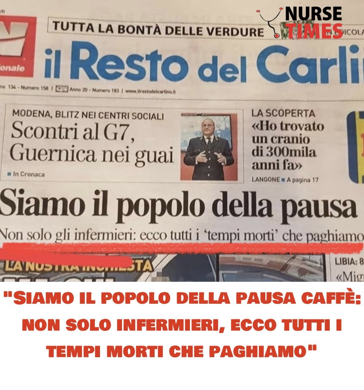 "Siamo il popolo della pausa caffè: non solo infermieri, ecco tutti i tempi morti che paghiamo" 1