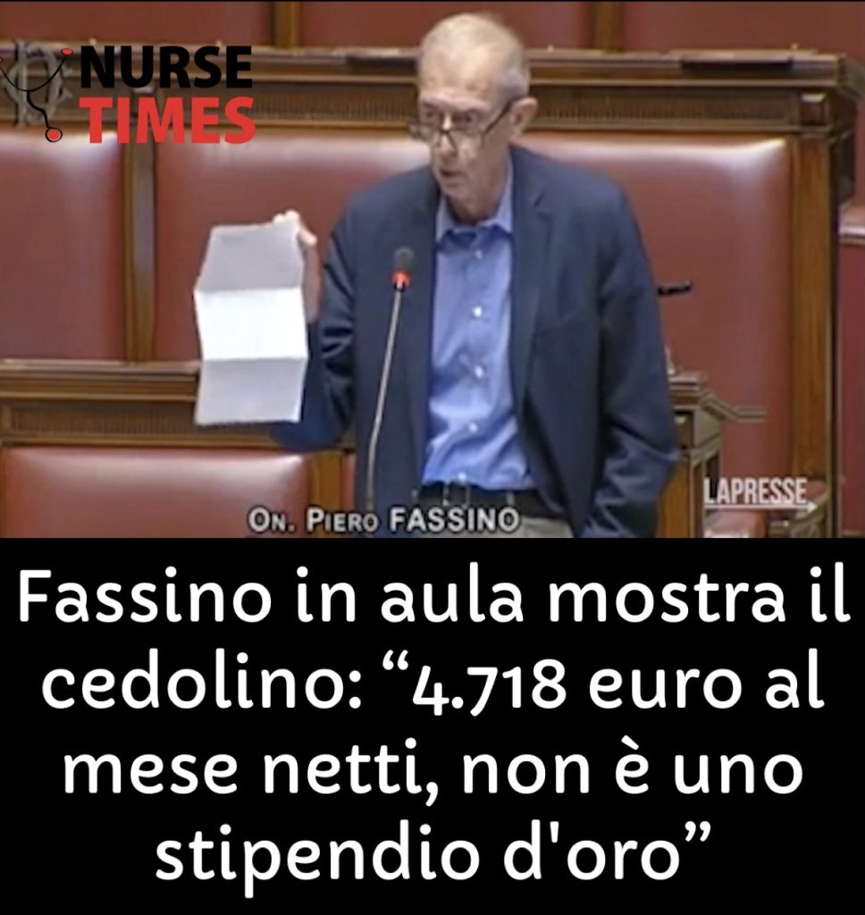 Fassino (PD) sventola cedolino: "4718€ non è stipendio d’oro!"