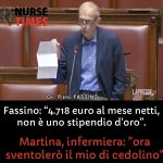 Martina, infermiera, a Fassino: "Ora sventolerò il mio di cedolino"