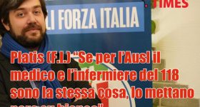 Antonio Platis (Forza Italia) contro gli infermieri del 118 in Emilia Romagna: "L’abuso della professione medica è un reato penale"