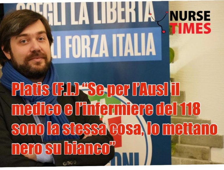 Antonio Platis (Forza Italia) contro gli infermieri del 118 in Emilia Romagna: "L’abuso della professione medica è un reato penale"