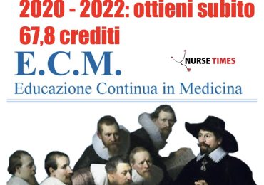 Completa il triennio Ecm 2020 - 2022: ottieni subito 67,8 crediti Fad gratuiti per infermieri