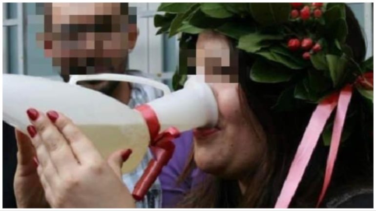Scandalo sui Social: infermiera neo laureata beve da un “pappagallo”. Interviene l’Opi
