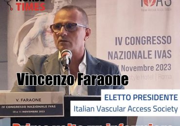 Storica elezione: Vincenzo Faraone, infermiere, assume la presidenza dell’IVAS