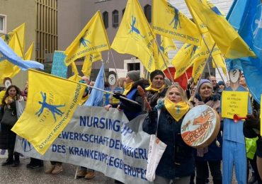 Sciopero 5 dicembre, infermieri Nursing Up di Trento e Bolzano hanno manifestato insieme
