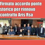 Firmato accordo ponte storico per rinnovo contratto Aris Rsa