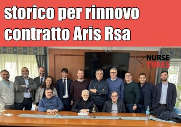 Firmato accordo ponte storico per rinnovo contratto Aris Rsa