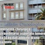 Intervento chirurgico straordinario: asportato tumore da 50 kg dall’addome di una paziente