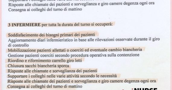 Infermieri italiani demansionati e mortificati professionalmente