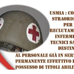 Concorso per infermieri e tecnici sanitari in Esercito, Marina e Aeronautica: Usmia scrive al ministro della Difesa