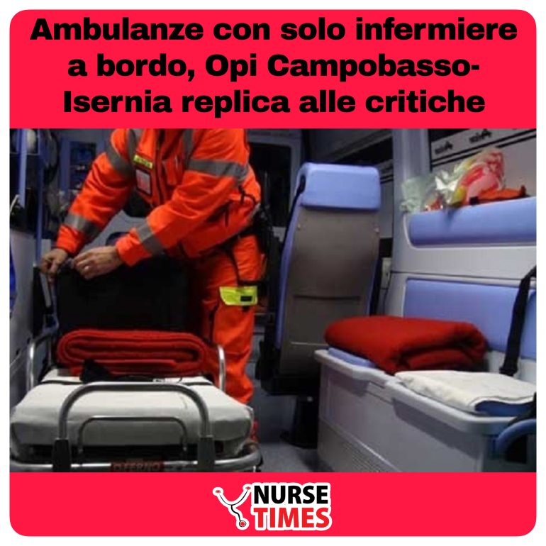 Ambulanze con solo infermiere a bordo, Opi Campobasso-Isernia replica alle critiche: "Le postazioni INDIA sono un segno tangibile di progresso"