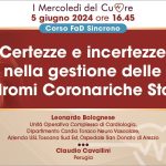 Corso Ecm (1,5 crediti) Fad: "Certezze e incertezze nella gestione delle sindromi coronariche stabili"