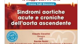 Corso Ecm (1,5 crediti) Fad sincrono: ""Sindromi aortiche acute e croniche dell'aorta ascendente"