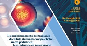 Corso Ecm (6 crediti) Fad: "Il condizionamento nel trapianto di cellule staminali emopoietiche in età pediatrica: tra tradizione e innovazione"