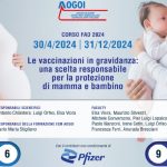 Ecm (9 crediti) Fad sulle vaccinazioni in gravidanza: una scelta responsabile per la protezione di mamma e bambino