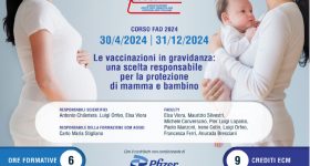 Ecm (9 crediti) Fad sulle vaccinazioni in gravidanza: una scelta responsabile per la protezione di mamma e bambino