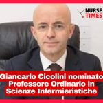 Giancarlo Cicolini nominato Professore Ordinario in Scienze Infermieristiche: un traguardo di prestigio per l'Università di Chieti-Pescara