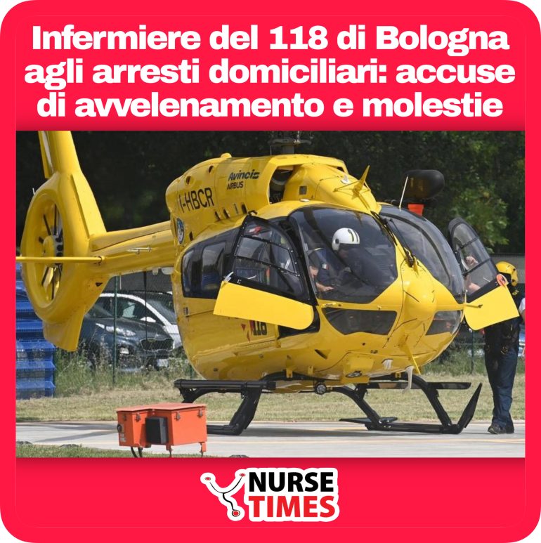 Infermiere del 118 di Bologna agli arresti domiciliari: accuse di avvelenamento e molestie