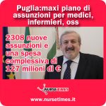 Sanità Pugliese: maxi piano di assunzioni per medici, infermieri, oss e altri professionisti