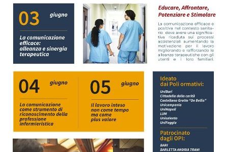 "Il valore della comunicazione e le strategie comunicative della professione infermieristica": seminario di tre giorni a Pugnochiuso 1