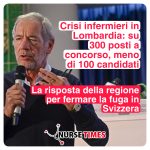Crisi infermieri in Lombardia: su 300 posti a concorso, meno di 100 candidati