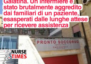 Pronto Soccorso di Galatina: infermiere picchiato dai familiari di un paziente in attesa