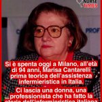 Addio a Marisa Cantarelli: la prima teorica dell’assistenza infermieristica in Italia si spegne a 94 anni