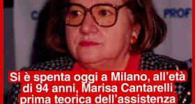 Addio a Marisa Cantarelli: la prima teorica dell’assistenza infermieristica in Italia si spegne a 94 anni