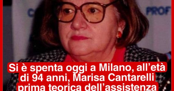 Addio a Marisa Cantarelli: la prima teorica dell’assistenza infermieristica in Italia si spegne a 94 anni