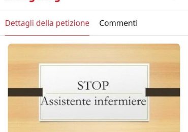 Assistente infermiere, Cnai lancia una petizione online: "Stop alla proposta"