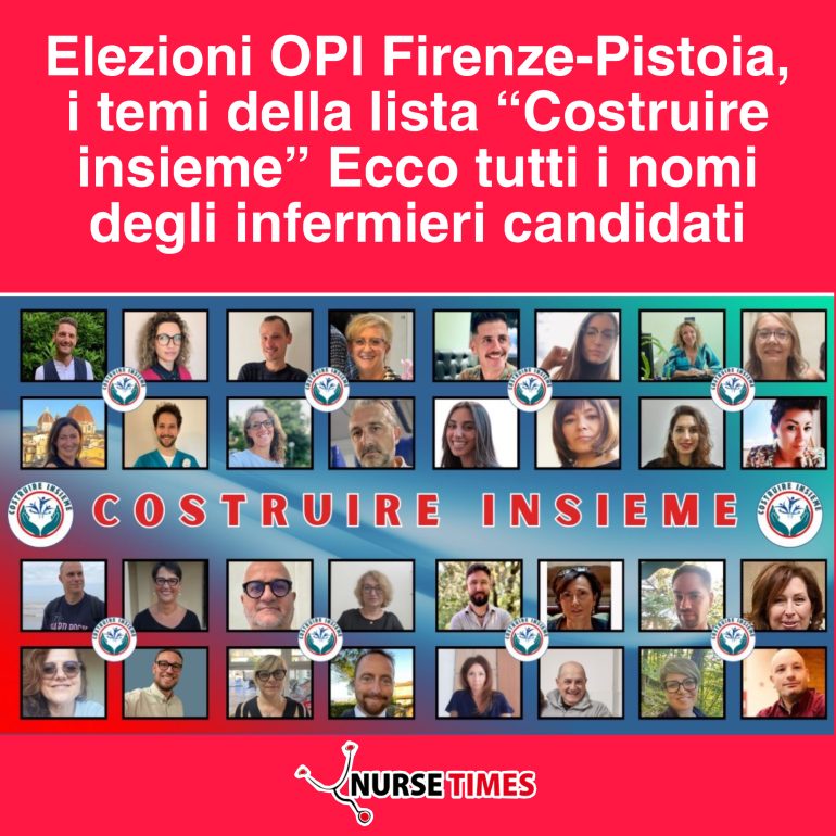 Elezioni OPI Firenze-Pistoia, i temi della lista “Costruire insieme” Ecco tutti i nomi degli infermieri candidati