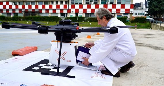 Torino, al via la sperimentazione del drone per il trasporto di organi e materiale biologico 3