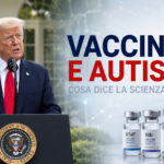 Donald Trump al Rose Garden durante le dichiarazioni su vaccini e autismo, con richiamo alle evidenze scientifiche dell’OMS