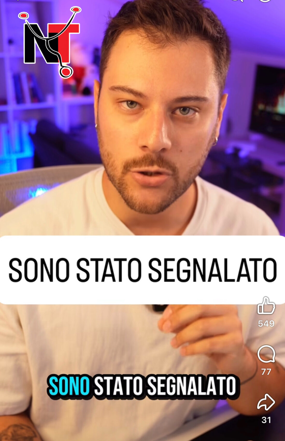Infermiere impegnato nella divulgazione sanitaria sui social dopo una segnalazione all’Ordine professionale.
