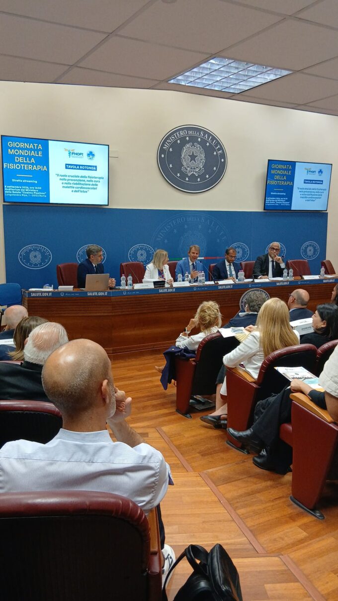 Giornata Mondiale della Fisioterapia 2026 al Ministero della Salute con istituzioni e professionisti sanitari a confronto su ictus, prevenzione e riabilitazione.