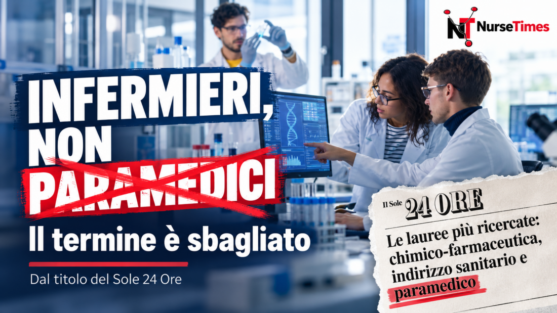 Il Sole 24 Ore riprende una classificazione statistica che definisce "paramediche" le lauree sanitarie. Ma la normativa è chiara.