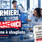 Il Sole 24 Ore riprende una classificazione statistica che definisce "paramediche" le lauree sanitarie. Ma la normativa è chiara.